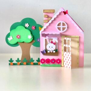 KIT C/ 5 ARQUIVO DE CORTE: CASINHA DE PÁSCOA 044