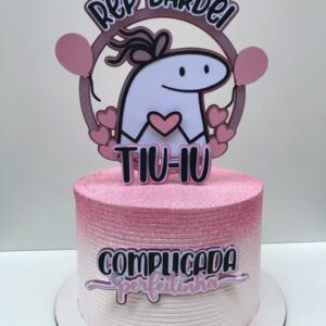 Arquivo de Corte: Topo de Bolo Flork Bento Cake 027