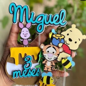 KIT C/ 5 ARQUIVO DE CORTE: TOPO URSINHO POOH 006