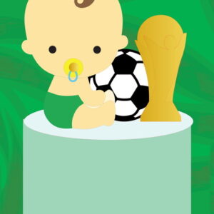 Kit com 5 Arquivos de Corte: 11 - Futebol Topo de Bolo