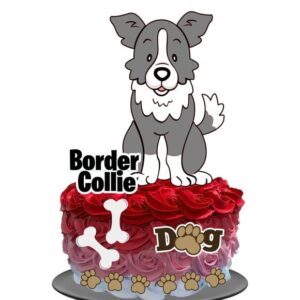 Kit com 5 arquivos de corte 21-CACHORRO TOPO DE BOLO CAMADAS