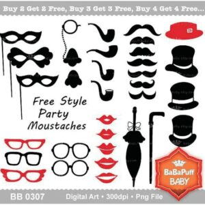 Kit digital Bigodes 01
