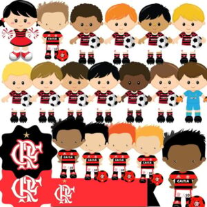 Kit Digital Flamengo-combo de Elementos Png 1394