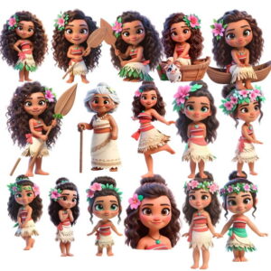 Kit Digital Moana-arquivo Digital Elementos em Png 2794