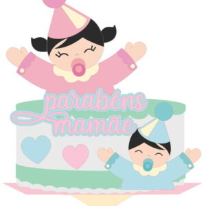 Leve + 13 Arquivo de Corte - Topo de Bolo (dia das Mães) 34