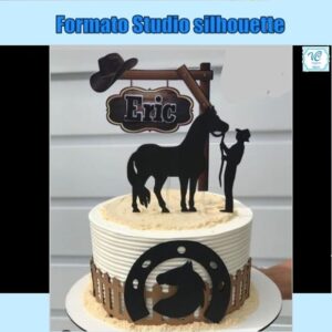M74- Arquivo de Corte Topo Bolo Cowboy Vaqueiro Vaquejada 02