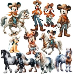 Mickey e Turma Cowtry-arquivo Digital Elementos em Png 2794