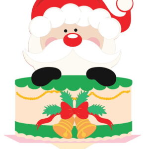 Natal - Topo de Bolo 18 - Artes em Studio - 0612