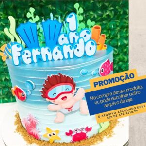 Studio/pdf Arquivo de Corte Topo Fundo do Mar -007