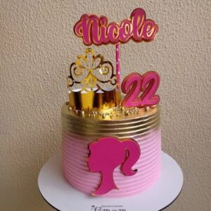 Topo Barbie - Arquivo de Corte Silhouette (cód. T122)