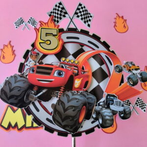 Topo Blaze Monster Machine + 4 Arquivos a Sua Escolha