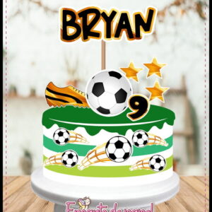 Topo Bolo Futebol 1 (arquivo Digital)studio e pdf