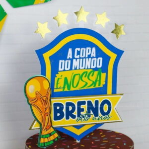 Topo Copa + 4 Arquivos a Sua Escolha