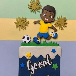 Topo Copa Camadinhas Bebê Negro I + 4 Arquivos a Sua Escolha