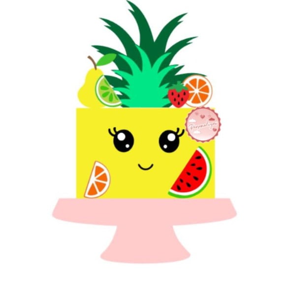 Arquivo Topo de Bolo - Abacaxi