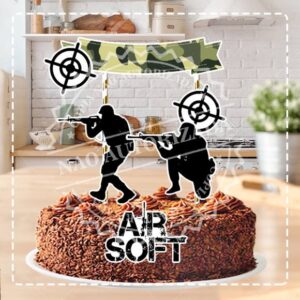 TOPO DE BOLO AIRSOFT - ARQUIVO DIGITAL