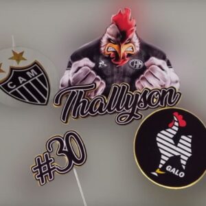 Topo de Bolo Atlético Mineiro - Arquivo de Corte