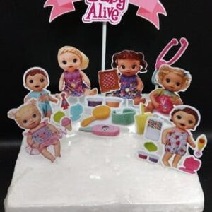 Topo de Bolo Baby Alive - Arquivo de Corte