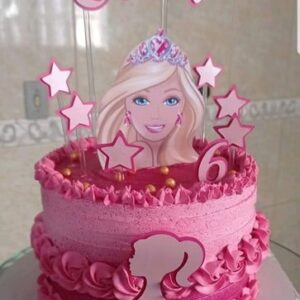 Arquivo de corte Digital - Topo de Bolo Barbie