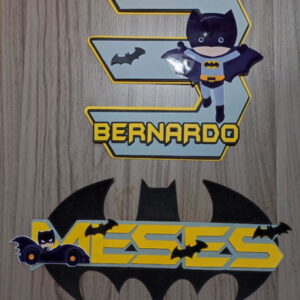 Topo de Bolo Batman 06 Arquivo de Corte Studio