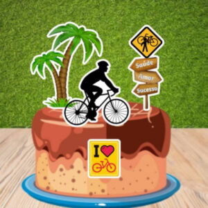 Topo de Bolo Bike Ciclista 00433
