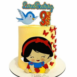 Topo de Bolo Branca de Neve 02 Arquivo de Corte Studio