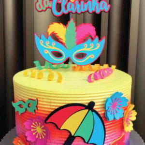 Topo de Bolo Carnaval Arquivo de Corte
