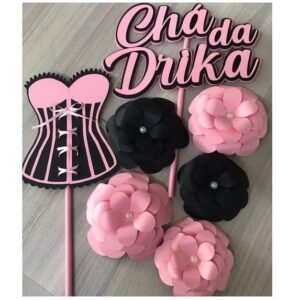 Arquivo de corte Topo de Bolo - Chá de Lingerie