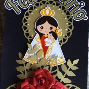 Topo de Bolo Círio*+ 4 Arquivos a Sua Escolha