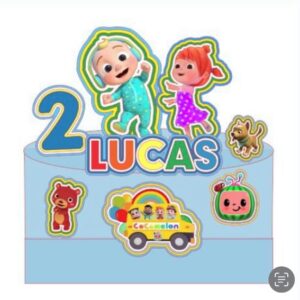 Arquivo para Topo de Bolo Cocomelon Kids