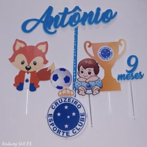 Arquivo de Corte Topo de Bolo Cruzeiro Baby