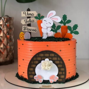 Topo de bolo de pascoa digital
