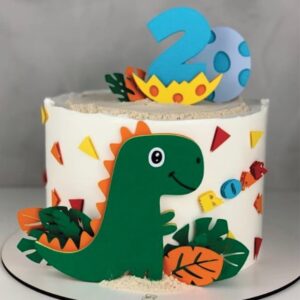 Topo de Bolo Dino Baby