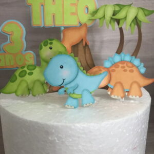 TOPO DE BOLO DINOSSAUROS - DINOS BABY - Arquivo de Corte