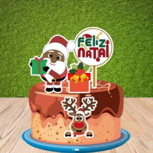 Topo de Bolo Feliz Natal 00520