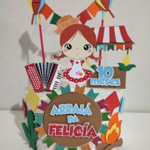 Topo de Bolo Festa Junina 10 Arquivo de Corte Studio
