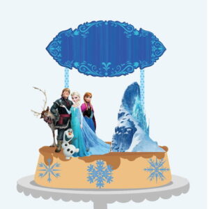 Arquivo Topo de Bolo - Frozen