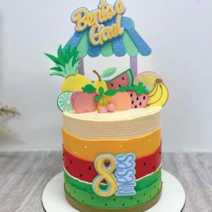 Topo de Bolo Frutinhas