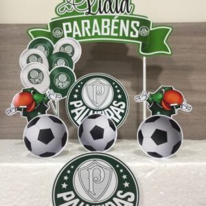 Topo de Bolo Futebol - Arquivo de Corte