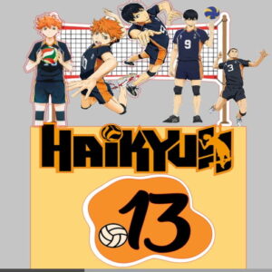 Topo de Bolo Haikyu + 4 Arquivos a Sua Escolha
