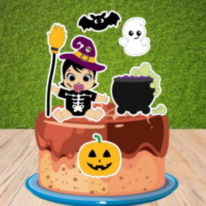 Topo de Bolo Halloween 00454