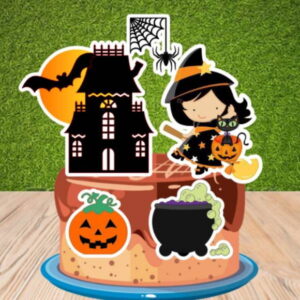 Topo de Bolo Halloween 00457