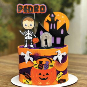 Topo de Bolo Halloween - Arquivo de Corte