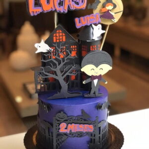 Topo de Bolo - Halloween