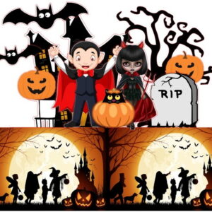 Topo de Bolo Halloween Novo + 4 Arquivos a Sua Escolha