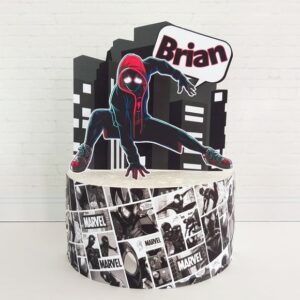 Topo de Bolo Homem Aranha - Aranhaverso - Arquivo Digital