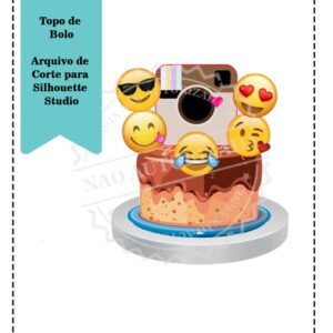 TOPO DE BOLO INSTAGRAM - ARQUIVO DIGITAL