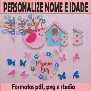 Topo de Bolo Jardim