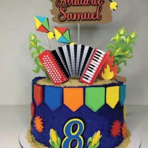 Topo de Bolo Junino Festa Junina Arquivo de Corte