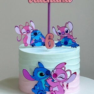 Topo de Bolo Lilo e Stitch 4